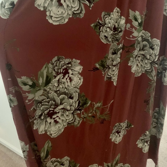 FLORAL LONG SLEEVE DRESS - Picture 3 of 5